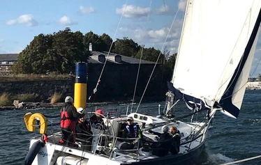 Sailing in Helsinki  - Each boat has 10 seats. For bigger groups, more boats can be booked. 