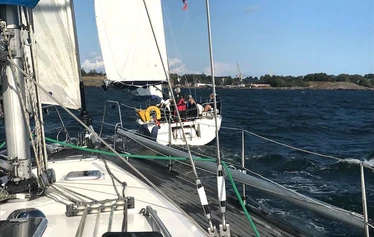 Sailing in Helsinki  - Each boat has 10 seats. For bigger groups, more boats can be booked. 