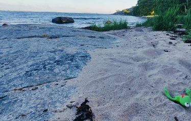 Hiekkaranta - Telttapaikka tämän vierellä. 

