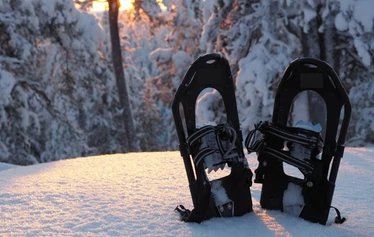 AT Naturen lumikenkäilykukkula - The snowshoe hill of AT NATure