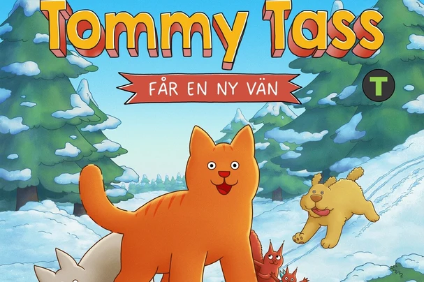 På svenska: Tommy Tass får en ny vän
