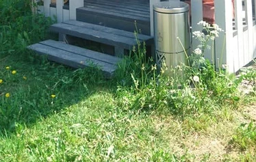 Saunan vieressä tentsile