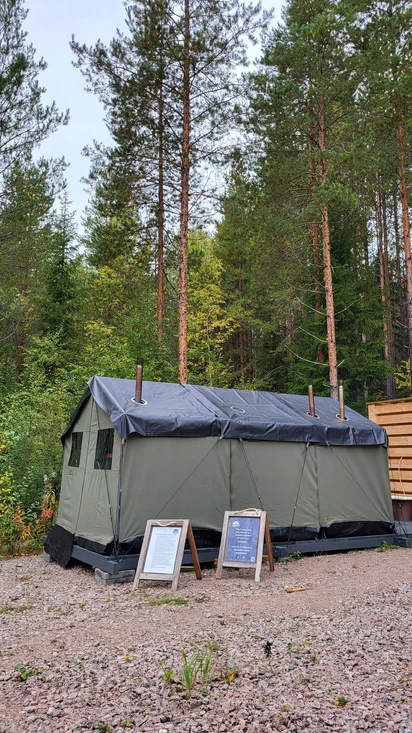 Saunominen Repoveden kansallispuistossa