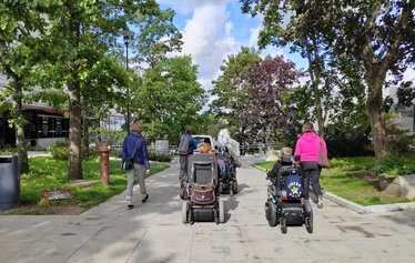 Accessible Tour in Länsimetro - Photo by Sanna Kalmari