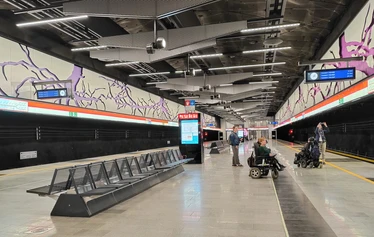 Art in the metrostation - Photo: Sanna Kalmari