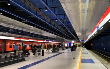 Art in the metrostation - Photo: Sanna Kalmari