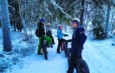 Fatbike retket Nallikarisssa Oulussa