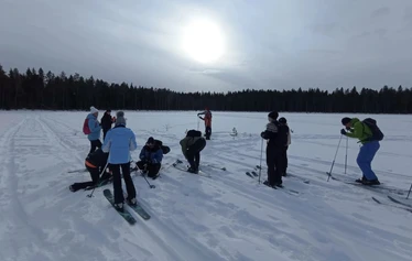 Liukulumikenkäily Oulu