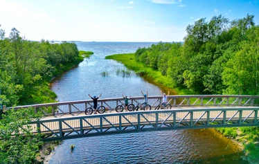 Fatbike retket Nallikarisssa Oulussa