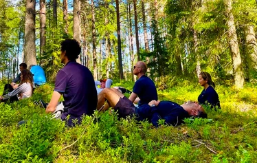 Hotelli Nuuksio - Ilmakuvassa Hotelli Nuuksio ja Nuuksion kansallispuisto