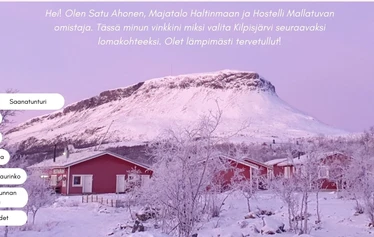 Saana ja revontulet.  Kuva @ Hannu Huovila, Vastavalo / Visit Finland