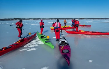 Arctic kayaking course