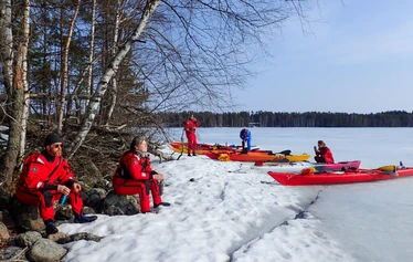 Arctic kayaking course