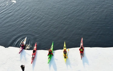 Arctic kayaking course