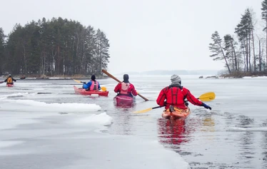 Arctic kayaking course