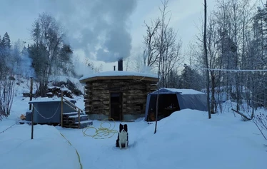 Horna savusauna  - Horna savusauna ja wanna "Hornankattila" ovat vierekkäin