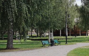 Aamiainen terassilla