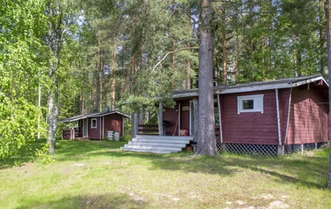Onki-mökki neljälle - Pariskunnalle tai pienelle perheelle sopiva kahden makuuhuoneen kesämökki.
