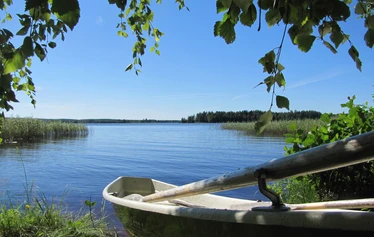 Onki-mökki neljälle - Pariskunnalle tai pienelle perheelle sopiva kahden makuuhuoneen kesämökki.