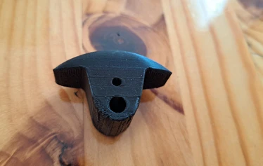 Construction graphic for Valley Nordkapp adjustment knob, older model. 