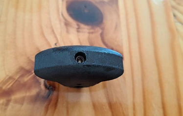 Construction graphic for Valley Nordkapp adjustment knob, older model. 