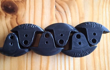 Construction graphic for Valley Nordkapp adjustment knob, older model. 