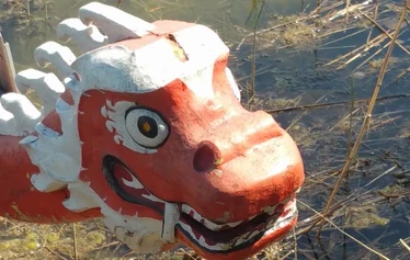 Dragonryhmä lähdössä melomaan