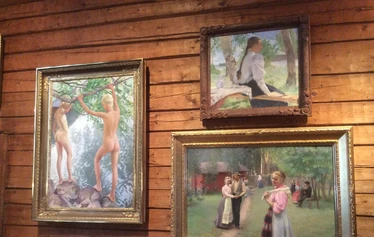 Artist Pekka Halonen's home museum Halosenniemi in Tuusula