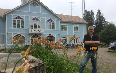 Pekka Halonen's atelier home seen from lake Tuusula