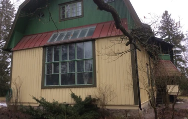 Pekka Halonen's atelier home seen from lake Tuusula