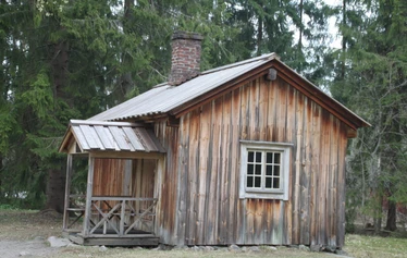 Pekka Halonen's atelier home seen from lake Tuusula