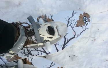 Snowshoe run at lake Bodom