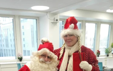 Santa and Mama Santa visiting China 2019
