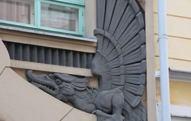 Medieval town of Tallinn has old weather vanes