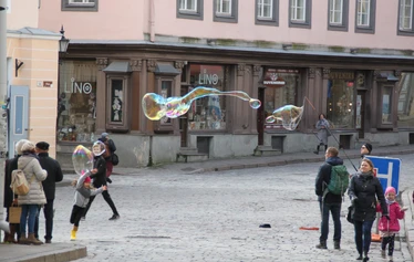 Medieval town of Tallinn has old weather vanes