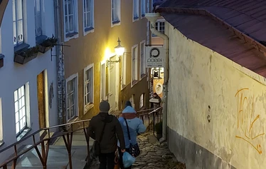 Medieval town of Tallinn has old weather vanes