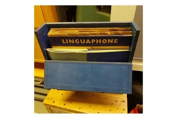 Linguaphone record case