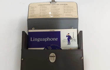 Linguaphone record case