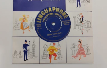 Linguaphone record case