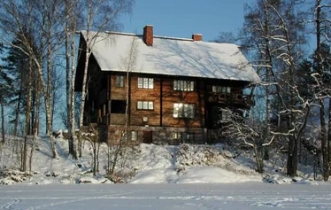 Pekka Halonen's atelier home seen from lake Tuusula