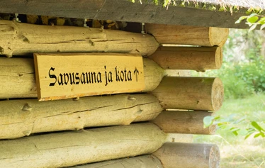 Kinkamon pirtti, smoke sauna - The smoke sauna warms up on a summer day
Kaisu-Leena Pekkanen