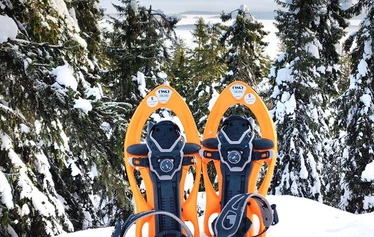 Lumikenkäilyretki Kolin huipuilla. - Tule kokemaan lumikenkäily Kolilla, Ukko-Kolin, Akka-Kolin, ja Paha-Kolin kuuluisissa kansallismaisemissa. Koli, Pohjois-Karjala.