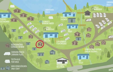 Mökki nro 2 APILA 