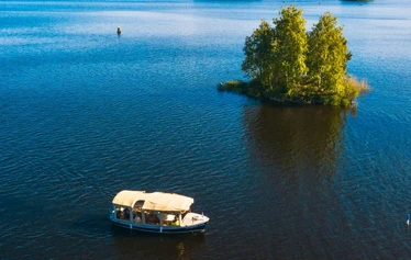 Norpan pää kurkistaa vedestä