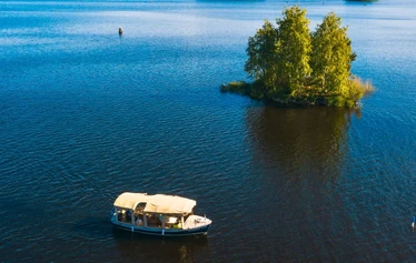 Norpan pää kurkistaa vedestä