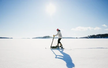 Talvikekkeireiden testiajot elylyillä Sahanlahdessa