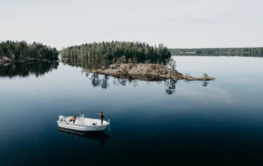 Kalastusretki Puumalassa ja onnellinen saamamies - Kalastusretki Puumalassa ja onnellinen saamamies