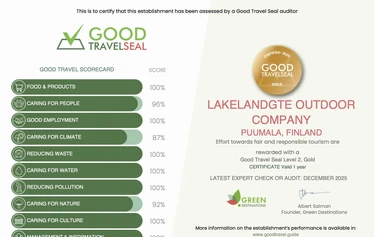 LakelandGTE obtient le certificat Sustainable-Travel-Finland (voyage durable en Finlande) - LakelandGTE obtient le certificat Sustainable-Travel-Finland (voyage durable en Finlande)