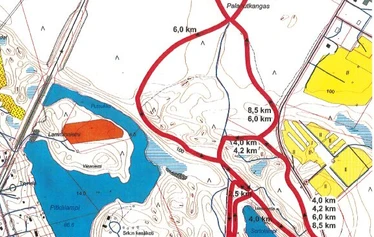 Retkellä Kesälahden maastoissa
