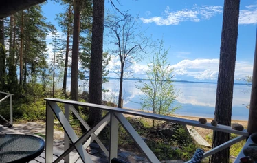 Fisherman’s Paradise – Lake Views from the Villa Terrace - Fisherman’s Paradise is on a private, peaceful peninsula with stunning views of Lake Puruvesi. Kesälahti, Kitee.